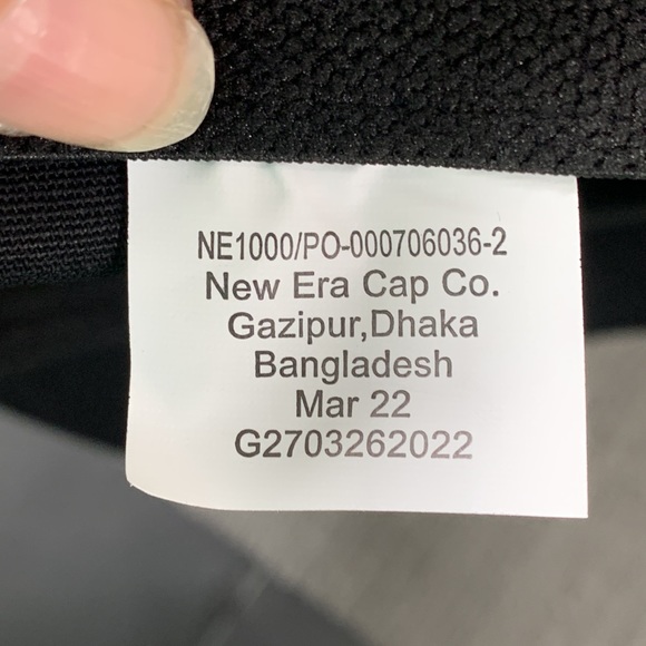 S&S Fire Protection New Era 39Thirty Fitted Hat Mens Size S/M Black Stretch Cap - Picture 15 of 15